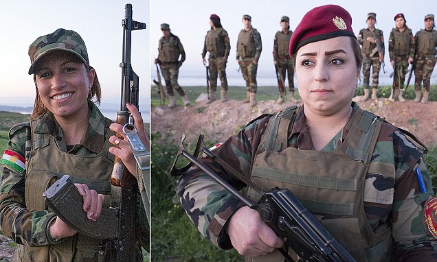 Pasukan Wanita Kurdi Perangi ISIS Pantang Tanpa `Makeup`